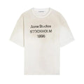 Acne Studios Stockholm Logo T-Shirt Relaxed Fit White